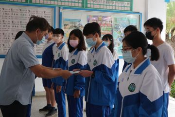 110學年度 第1學期 第一次月考 各班第一名頒獎